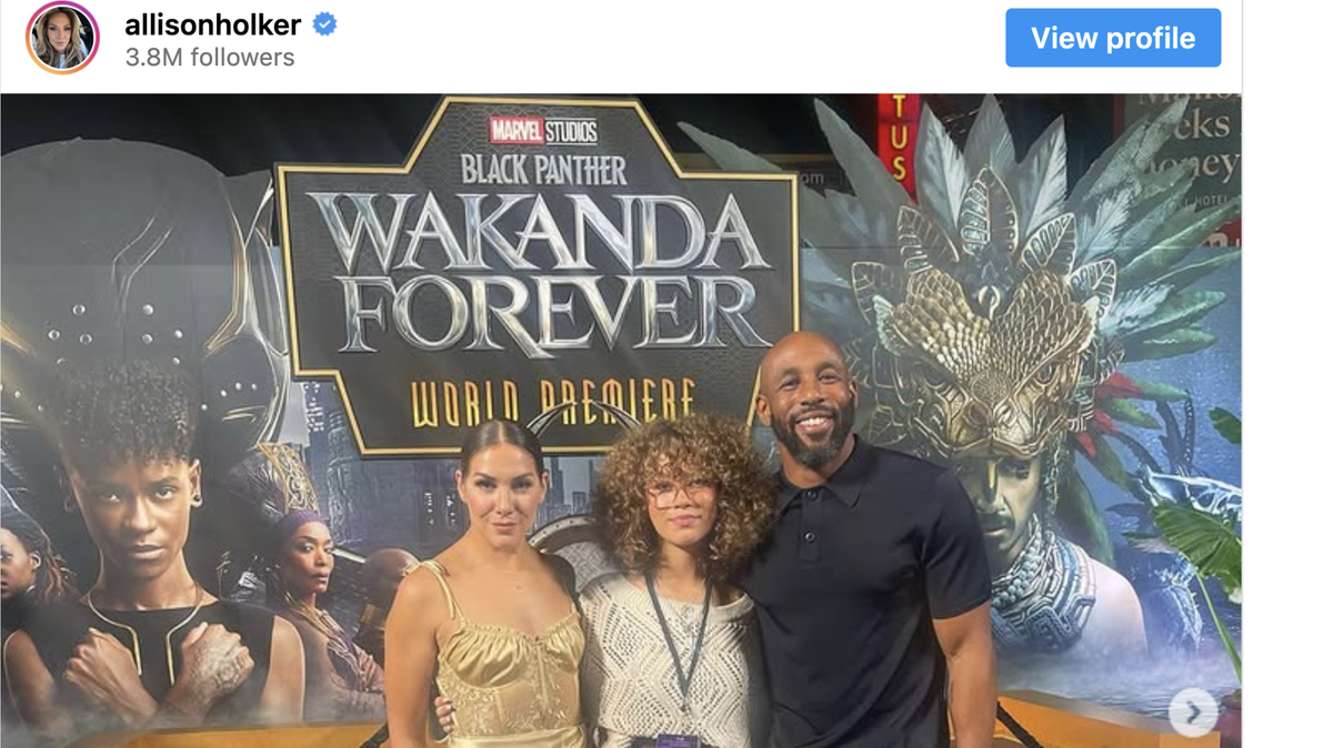 Allison Holker and Weslie with Stephen Boss.