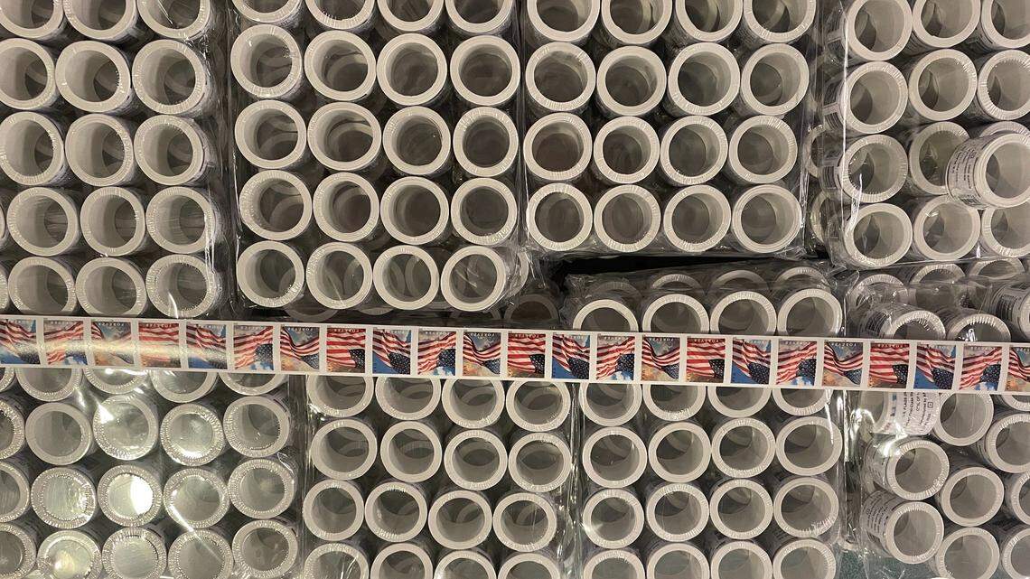 200,000 counterfeit U.S. postage stamps were seized by Customs and Border Protection officers in Alabama, officials said.