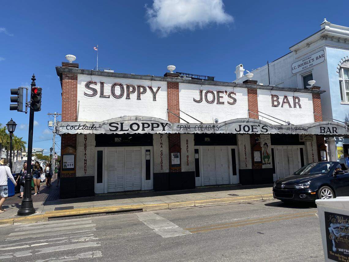 Even with bars, like the legendary Sloppy Joe’s, shuttered on Key West’s Duval Street, tourists were still in town March 18, 2020.