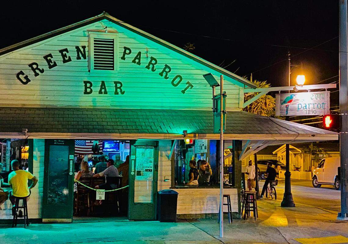 The Green Parrot bar in Key West is one of the last stops on U.S. 1 south.