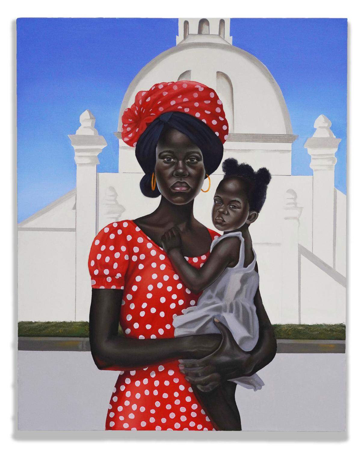 Solomon Adufah, whose series is called “Sunday Funday,” is one of several featured artists during the Hampton Art Lovers Point Comfort Fair at Historic Ward Rooming House and Gardens during Miami Art Week. This year’s festivities feature a plethora of artists, musical events and panel discussions.