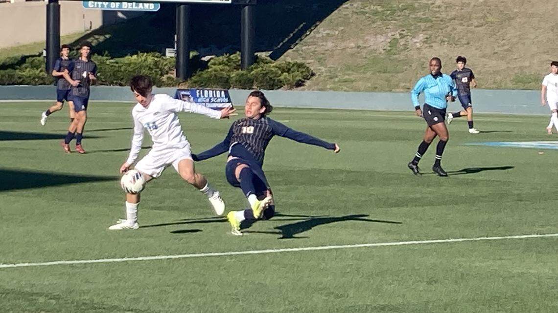 Aquinas boys’ soccer sees state title hopes slip away in semifinal loss