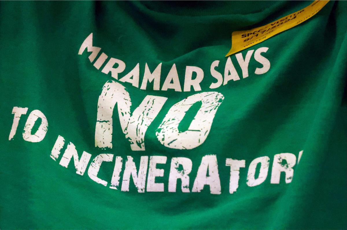 At a meeting of the Miami-Dade County Commission on Tuesday, Sept. 17, 2024, Miramar residents opposed Mayor Daniella Levine Cava’s plan to build a modern incinerator on a county airfield near Miramar.