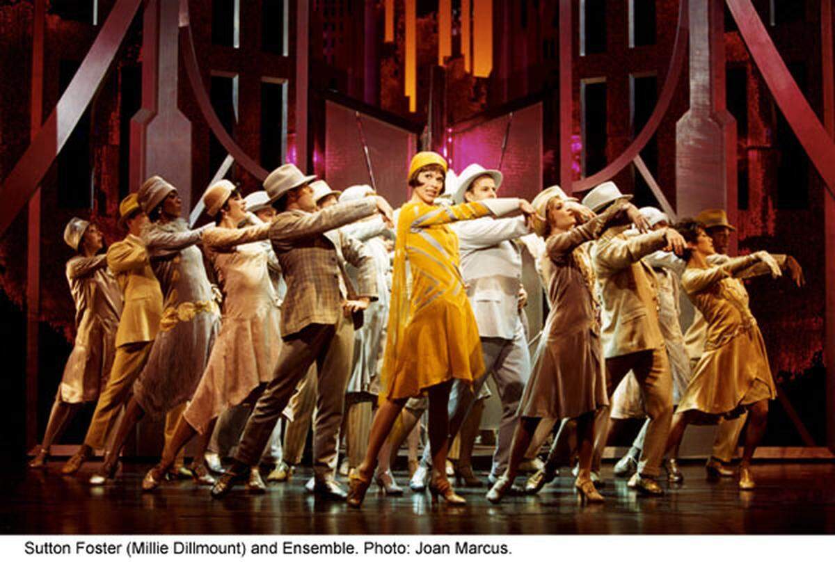Sutton Foster won the Tony Award for “Thoroughly Modern Millie” in 2003.