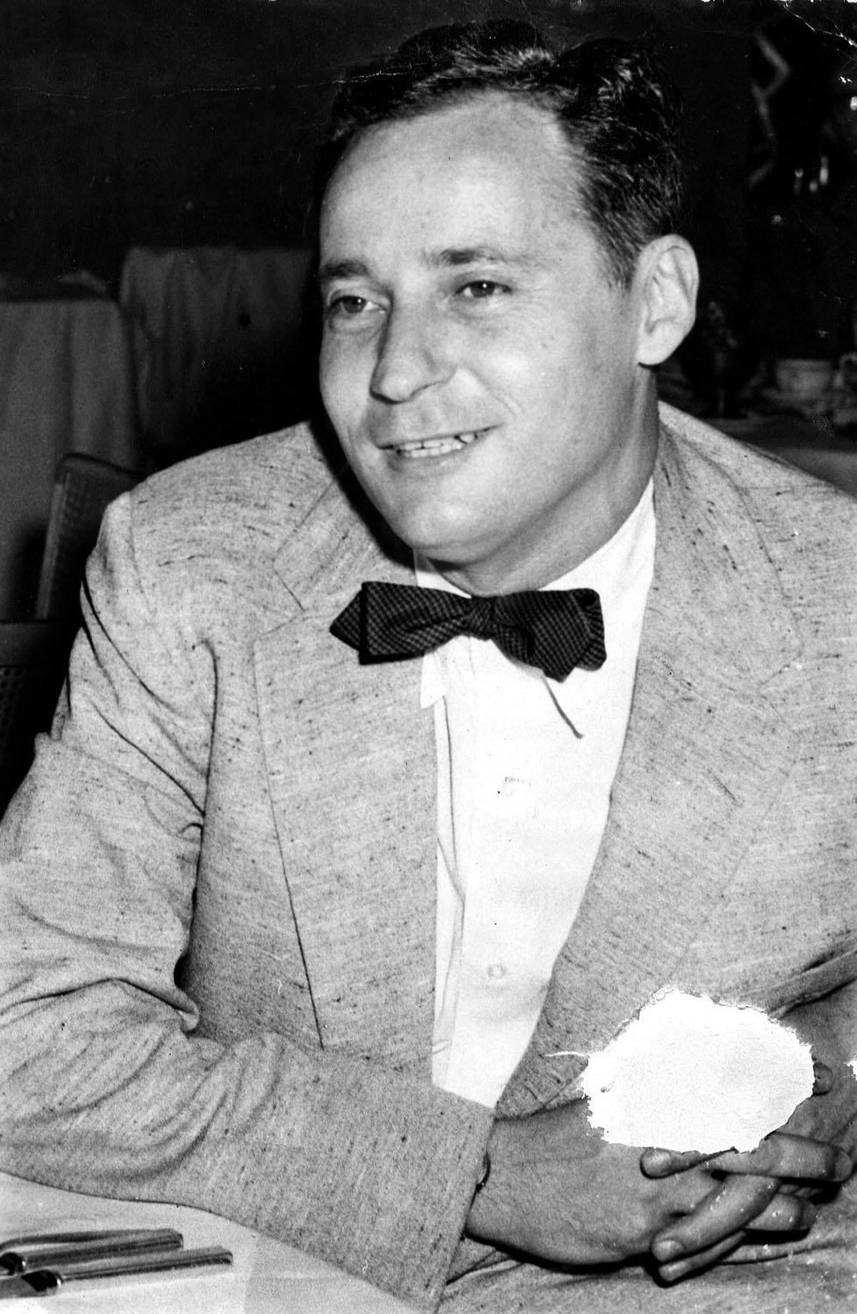 Seymour Gelber as a legislative aide in Tallahassee in 1957.