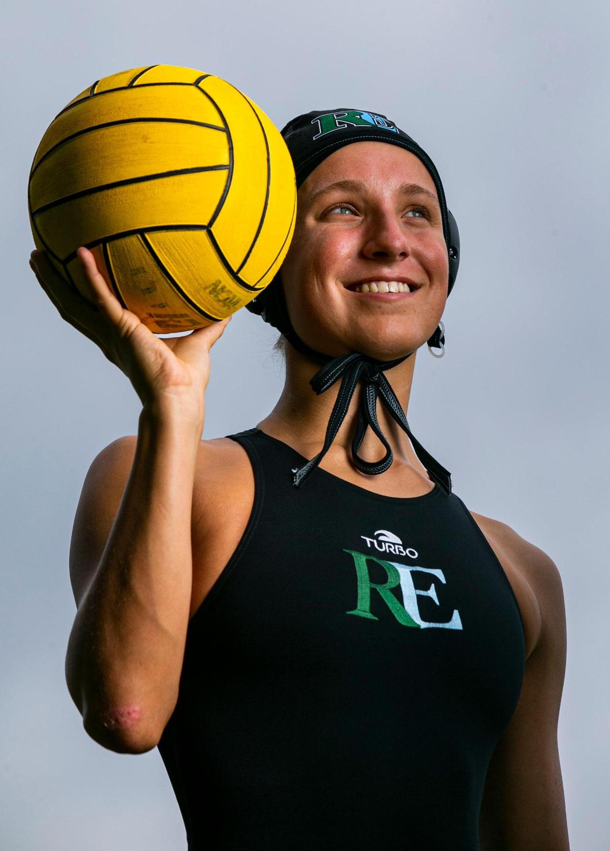 Dade Water Polo Player of the Year Sabrina Shipley, from Ransom Everglades High School, is photographed at A.D. Barnes Park in Miami, Florida on Tuesday, May 3, 2022.