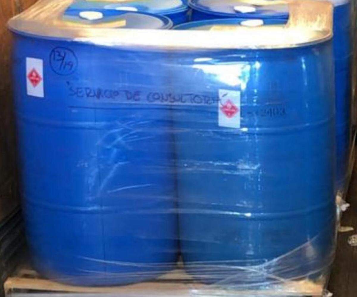 Optimus hand sanitizer drums