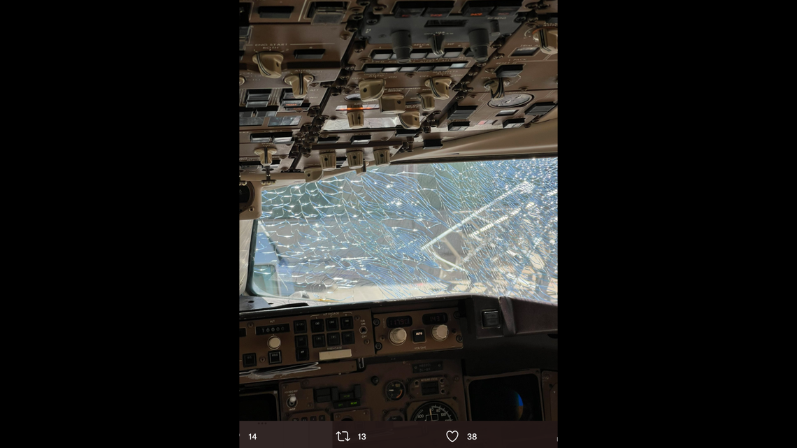 A Delta plane’s windshield shattered mid-flight en route to Washington, D.C., and was diverted to Denver. It left from Salt Lake City before the unexpected landing.