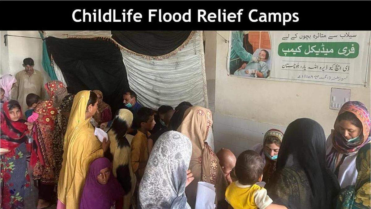 ChildLife also funds free medical camps, where doctors provide treatment and medications, in severely impacted areas of the country.