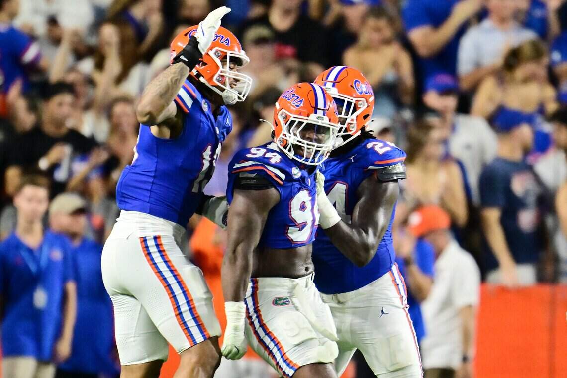 Tyreak Sapp didn’t do much at Florida’s Pro Day, but he’s still taking it all in