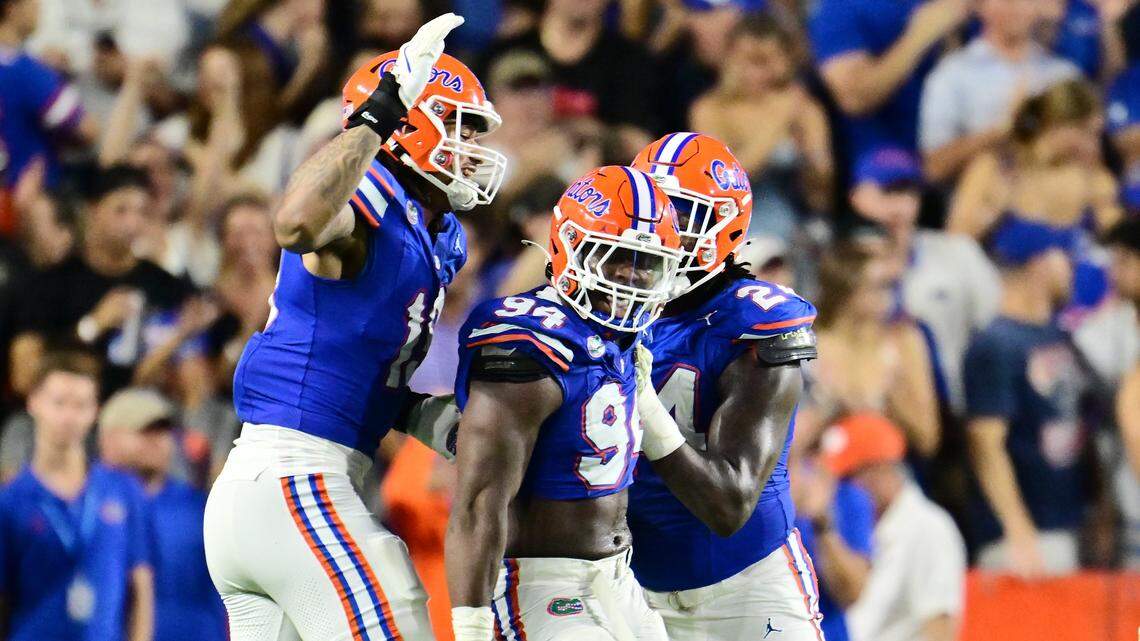 Tyreak Sapp didn’t do much at Florida’s Pro Day, but he’s still taking it all in