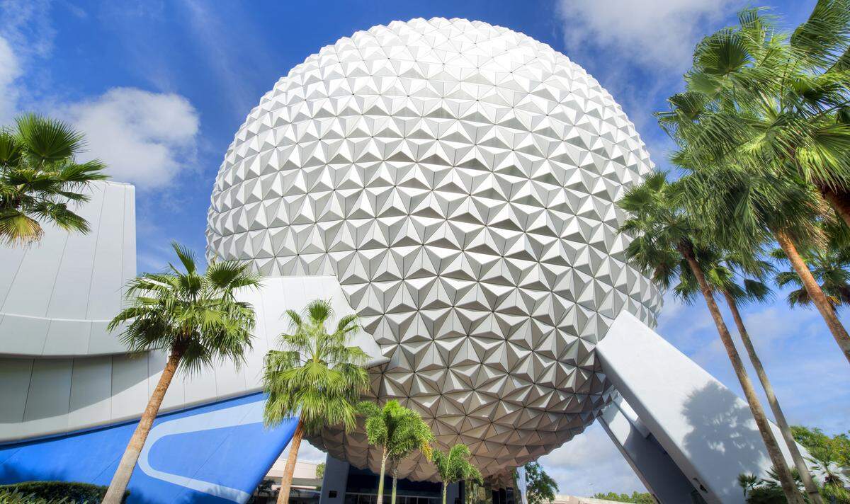 Spaceship Earth is the visual and thematic centerpiece of Epcot. The attraction inside Spaceship Earth includes a time-travel adventure through the history of communication, that will be upgraded and updated.