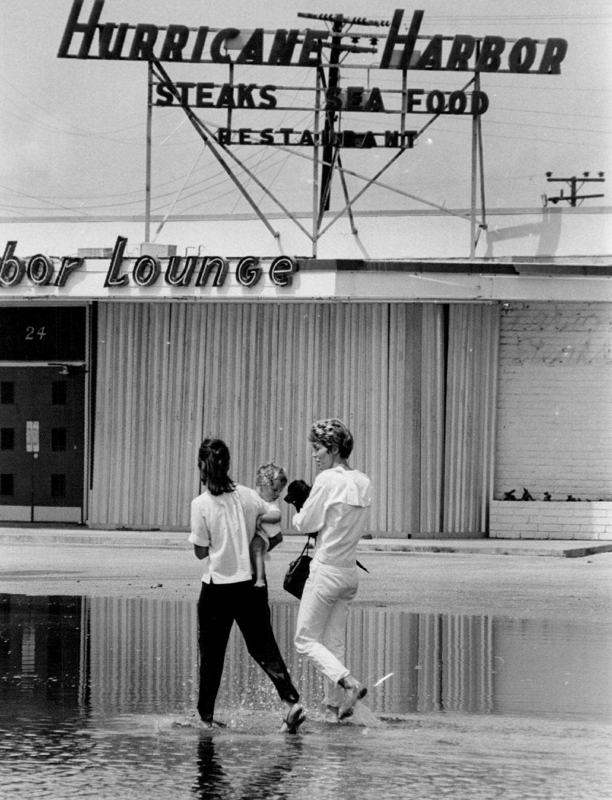 Hurricane Betsy at the Hurricane Harbor restaurant in North Miami.