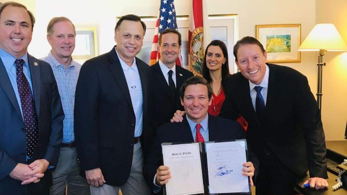 Gov. Ron DeSantis signed a bill extending toll roads through Central and North Florida.