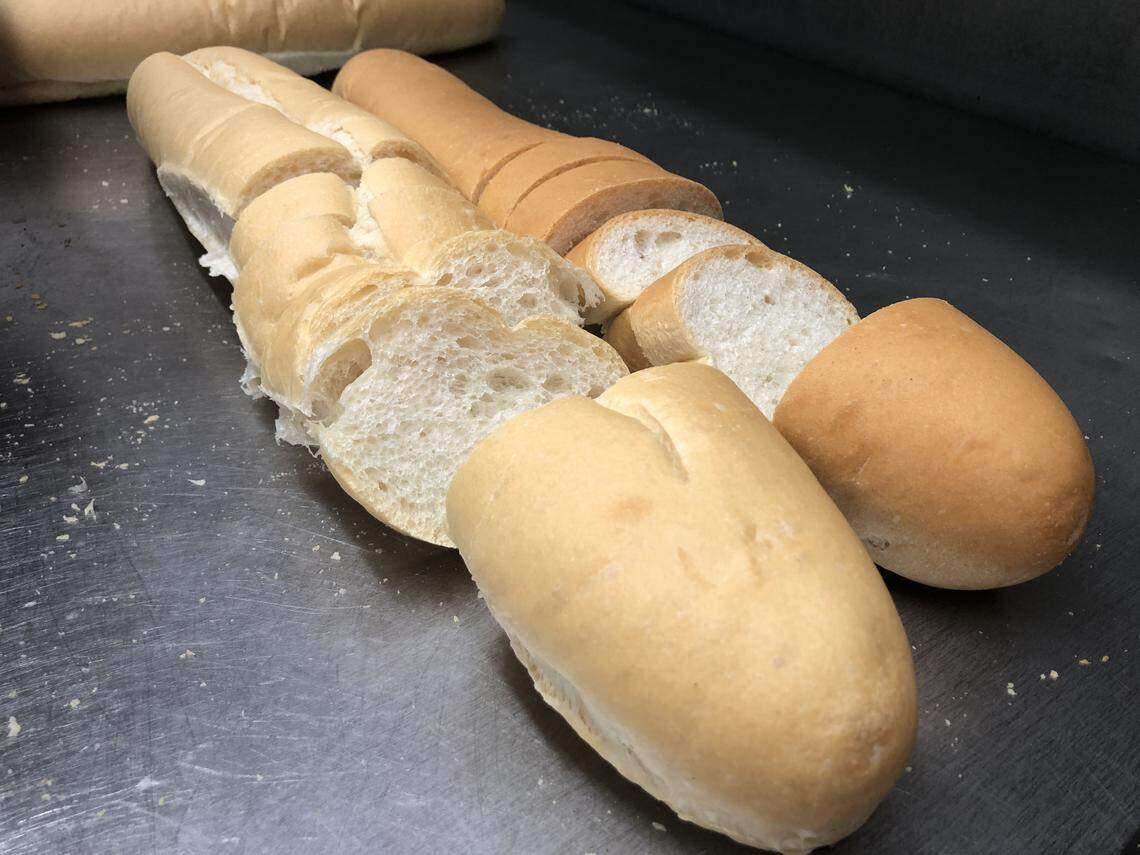 Vicky Bakery has created a vegan version (right) of their traditional Cuban bread, using vegetable oil in place of lard.