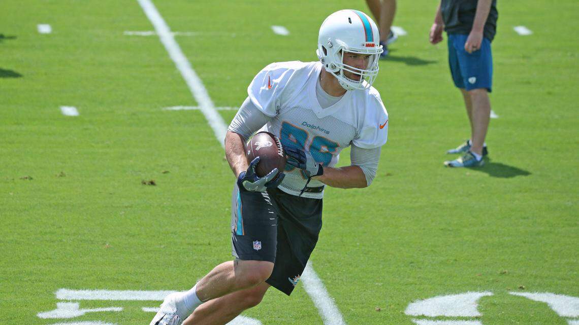 Dolphins rookie tight end Mike Gesicki needs to show much more to move up Miami's depth chart.