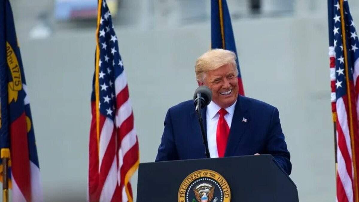 President Trump urged North Carolina voters to cast two ballots.