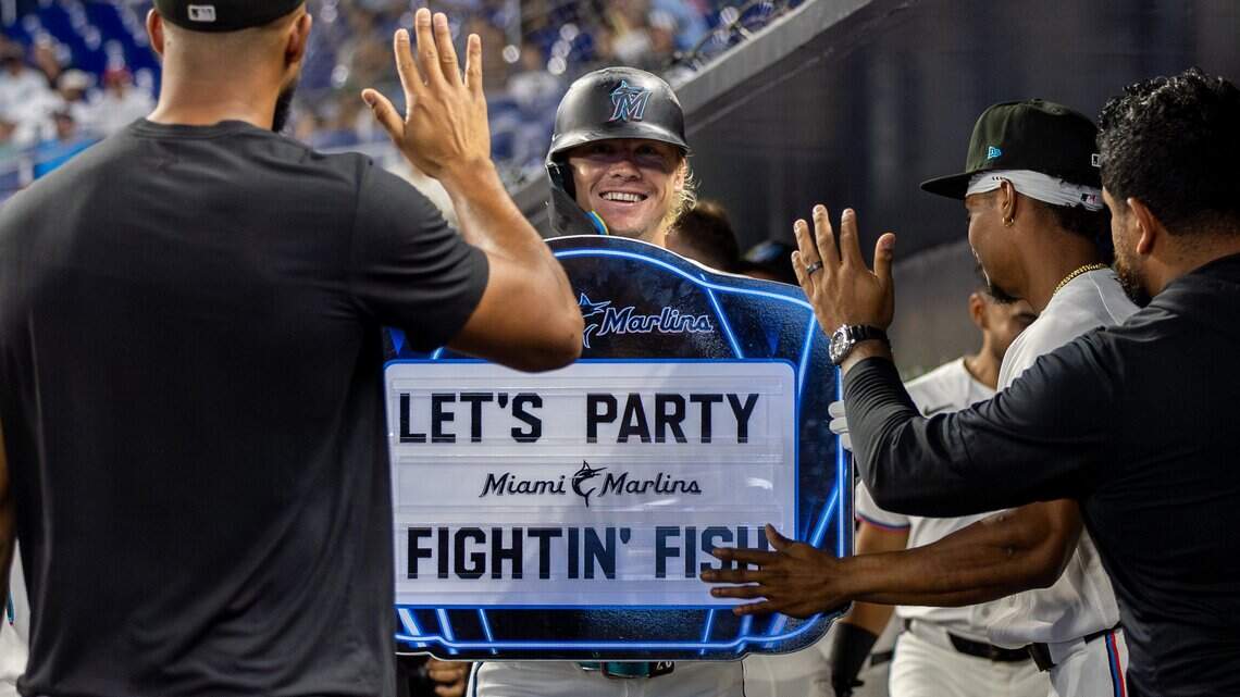 Stowers’ hot streak continues as Marlins clinch Mariners series, keep piling on wins