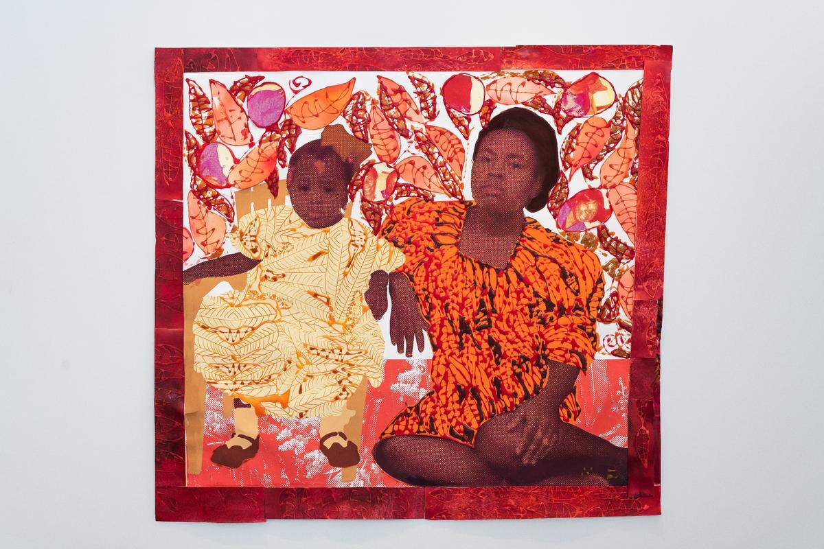 “Enveloped by the Sun #8 (Josie and Joana)” by artist Mark Fleuridor.