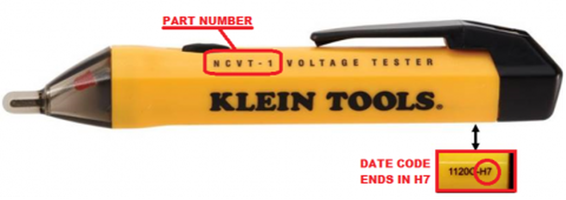 Klein Tools Non-Contact Voltage Tester, Model NCVT-1