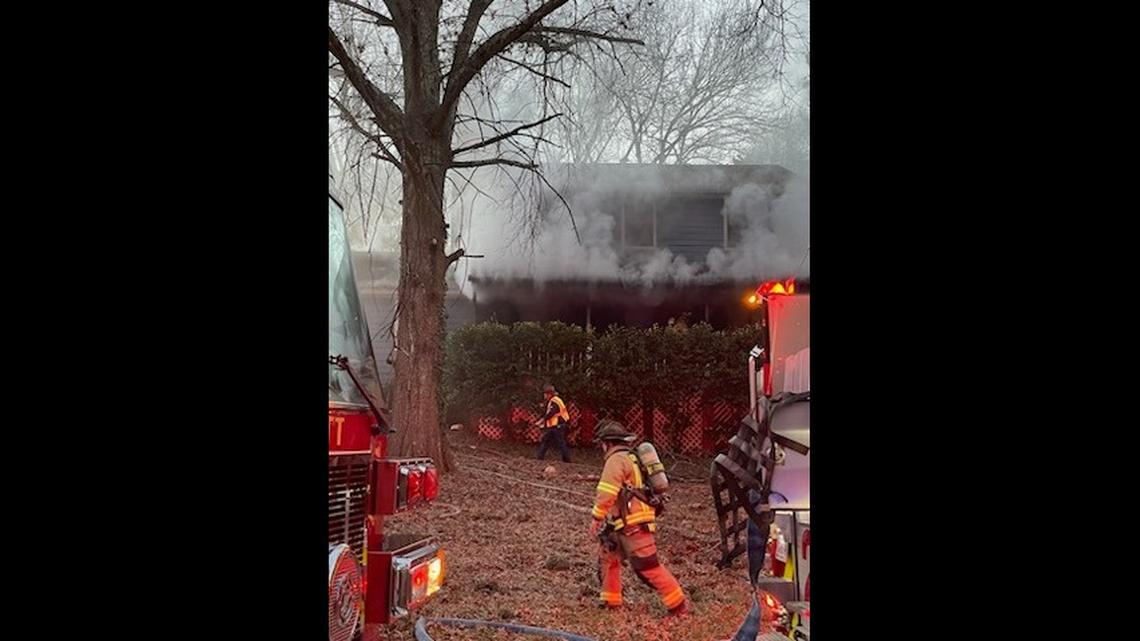 A woman in a wheelchair died after fire officials said she was unable to escape a large fire at her home in Gwinnett County, Georgia.