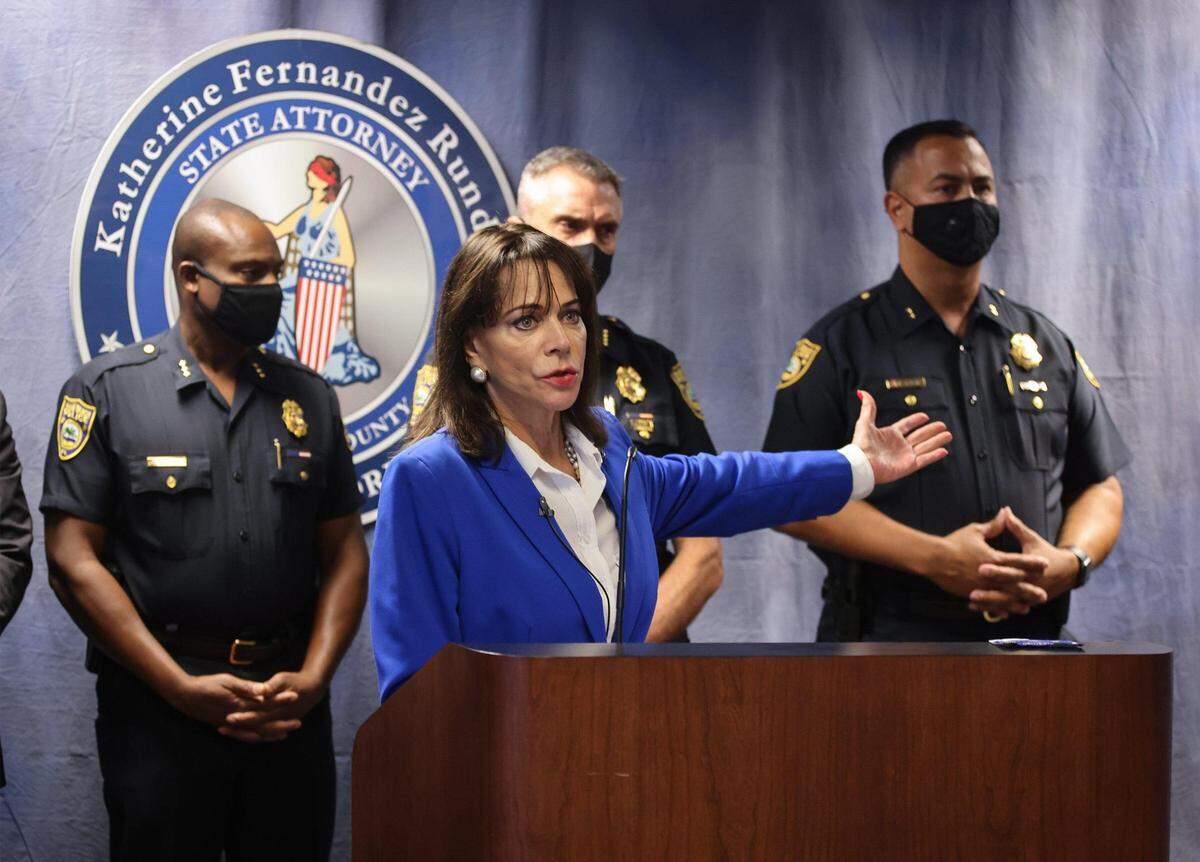 State Attorney Katherine Fernandez Rundle announces the arrests of Miami Beach police officers and shares video of a violent arrest.