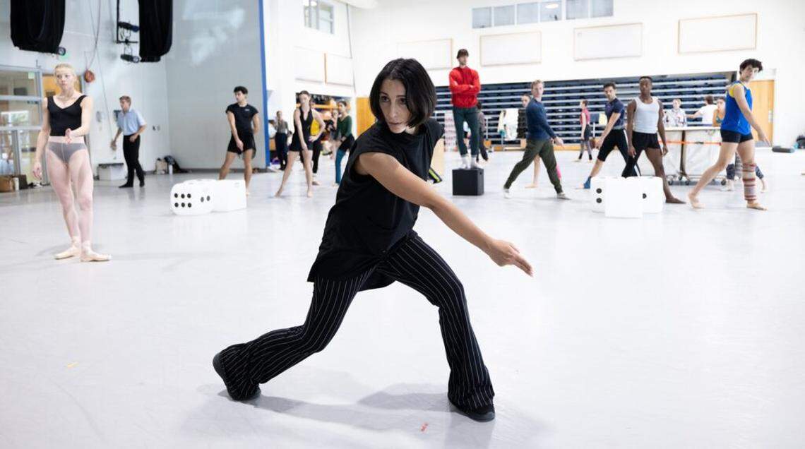 Choreographer Annabelle Lopez-Ochoa rehearses with Miami City Ballet dancers for her version of “Carmen.” 