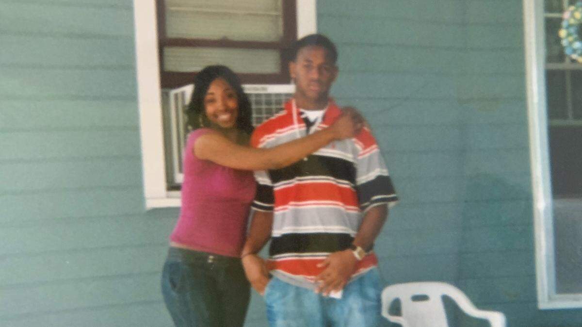 Davon Godchaux and his sister, Janecia Godchaux-Hitchens long before he grew into a Miami Dolphins defensive lineman.