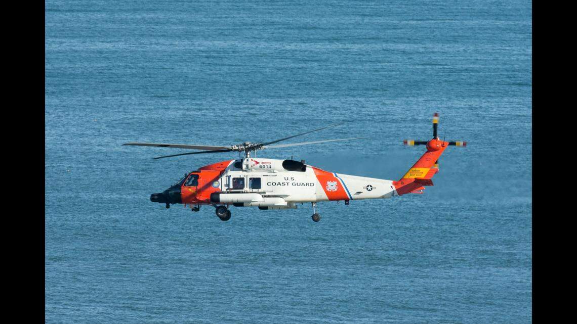 The U.S. Coast Guard is searching for a missing man and his teenage son after they didn’t return from a shrimping trip off the Texas coast.