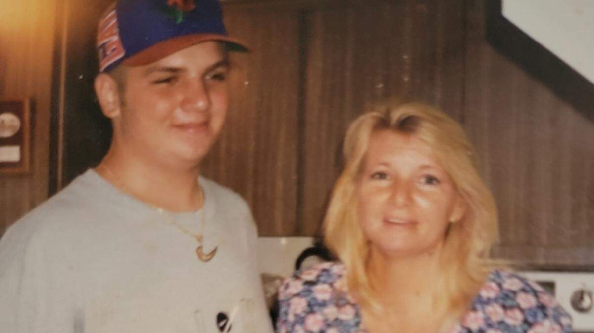 Sandra Ritter with her son William celebrating her birthday at their Largo home in 1997.