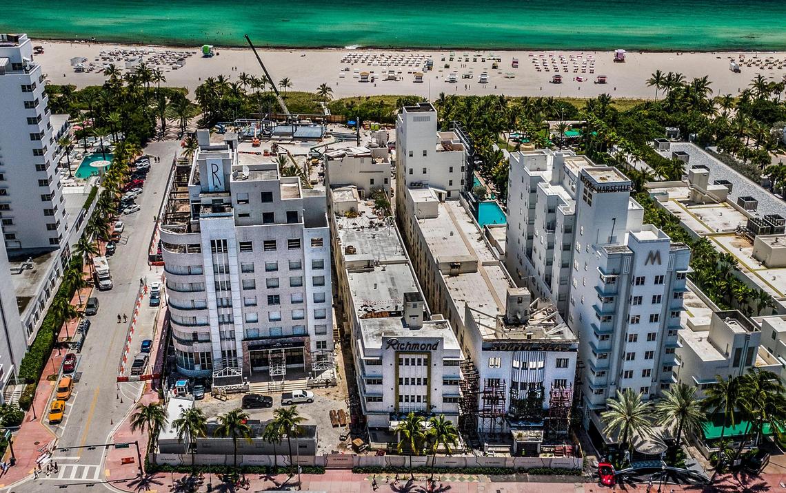 Developer Michael Shvo is building a new luxury condo tower and restoring the Raleigh, South Seas and Richmond hotels in Miami Beach.