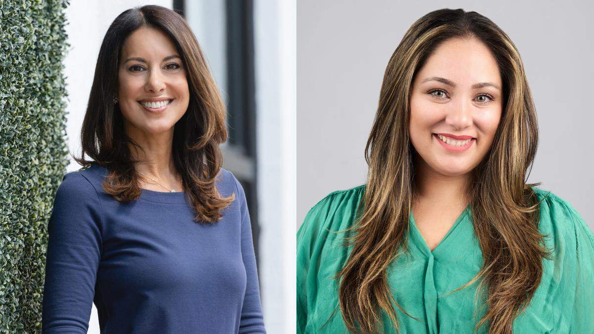 Candidates Ivette Arango O’Doski (left) and Melissa Castro are competing for the Coral Gables City Commission in an April 25 runoff.