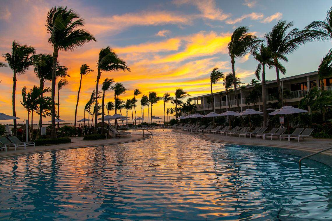 The pool at Hawks Cay on Duck Key, which was named one of the best resorts in the Florida Keys.