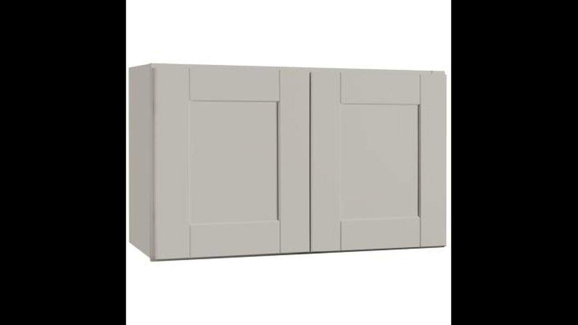 Continental Cabinets model No. CBKW3018 and Hampton Bay model No. KW3018