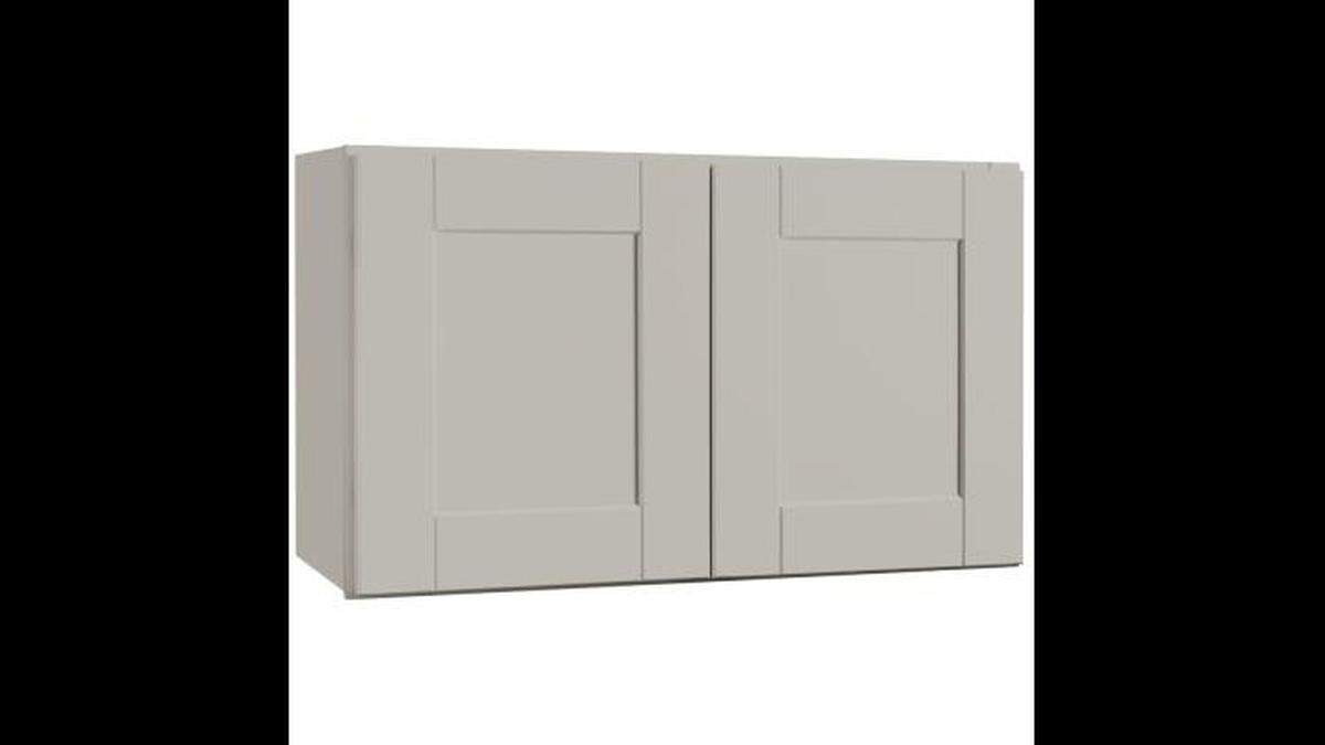 Continental Cabinets model No. CBKW3018 and Hampton Bay model No. KW3018