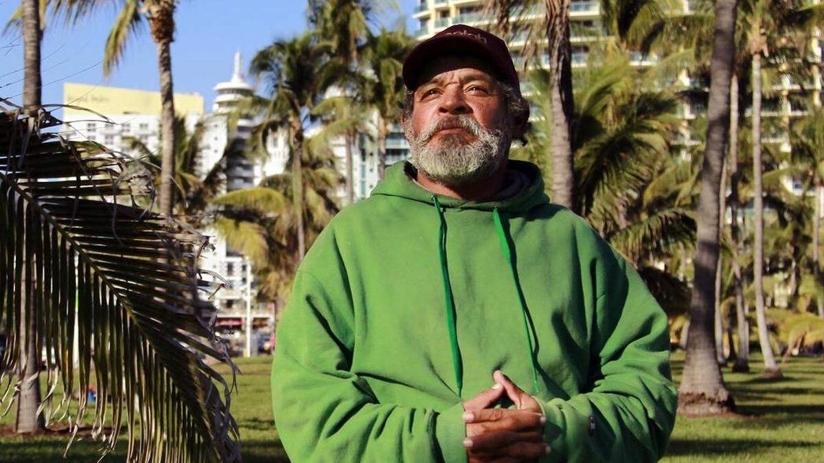 Alfonso is a homeless man who lives on the streets of Miami Beach. The city plans to give the Miami-Dade Homeless Trust $500,000 collected from short-term rental fines to help fund domestic violence and homeless services.
