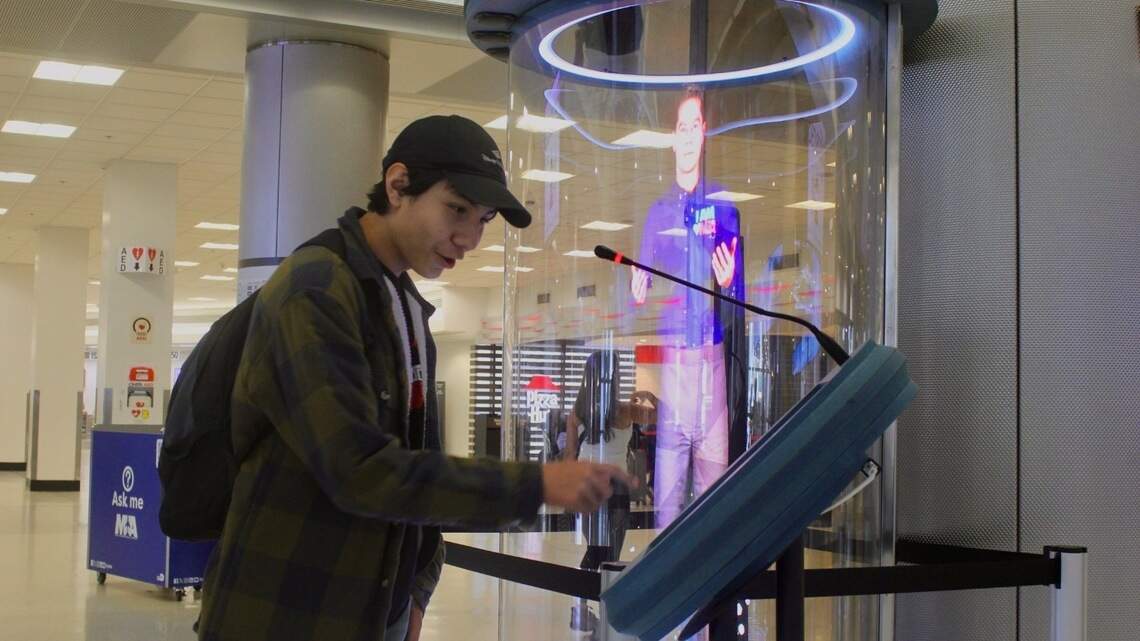 How hologram humans are helping travelers find their way at Miami’s airport