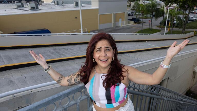 Brittany Brave takes Miami — again. Her comedy has taken a ‘dark’ turn