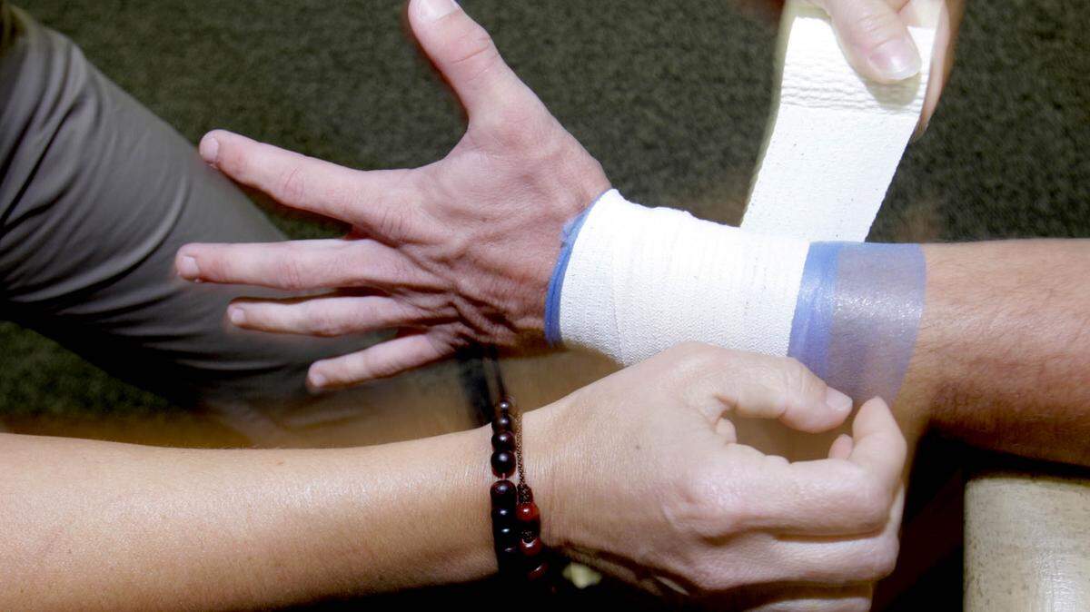 Wrist fractures, particularly from a fall, are common as people age. Surgery may be necessary to realign the wrist.