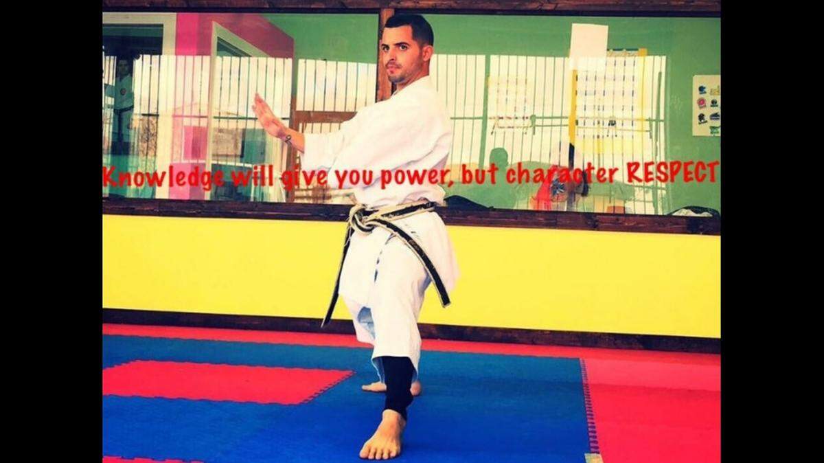 Hialeah Gardens police officer Leo Carbo, pictured here on the Instagram page for his martial arts school, has been charged with illegaly pawning service weapons, including an AR-15 rifle.