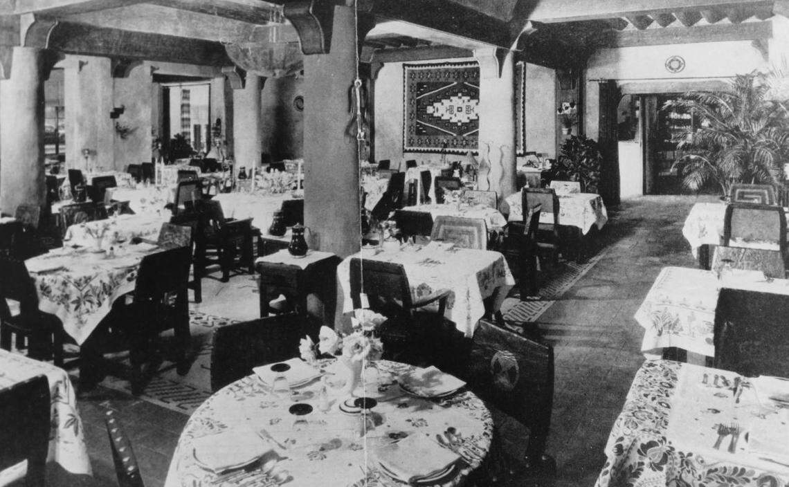 The interior of Fair Havens, circa 1927.