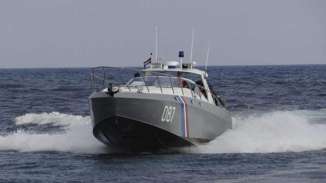 A Cuban Coast Guard vessel.