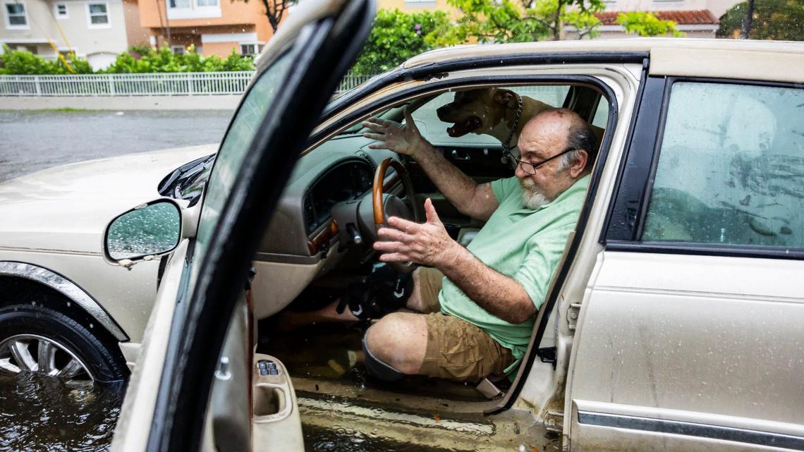Floating cars, closed highways, flooded homes. ‘Insane’ rainfall deluges South Florida