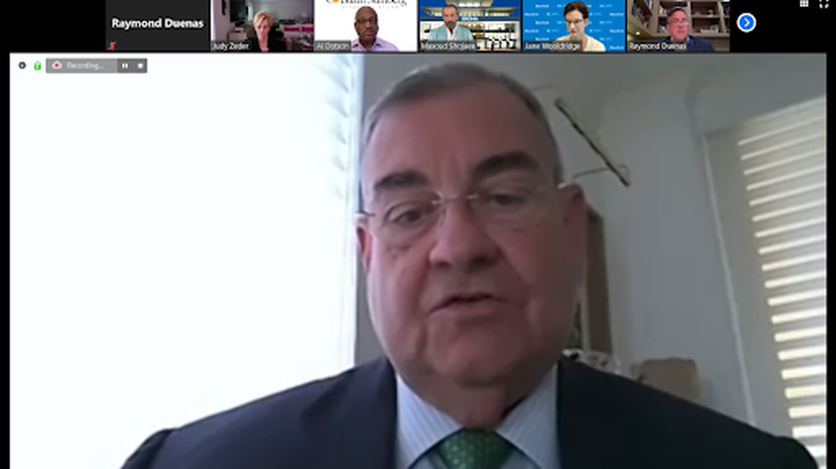 The Miami Herald hosted a webinar on Wednesday on what lessons real estate leaders are learning during this time. One of the speakers, Adolfo Henriques, vice chairman of Related Group, is pictured above.