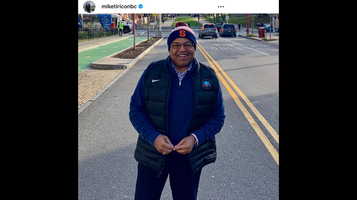 Mike Tirico said the attention he received at the Kentucky Derby left him feeling embarassed.