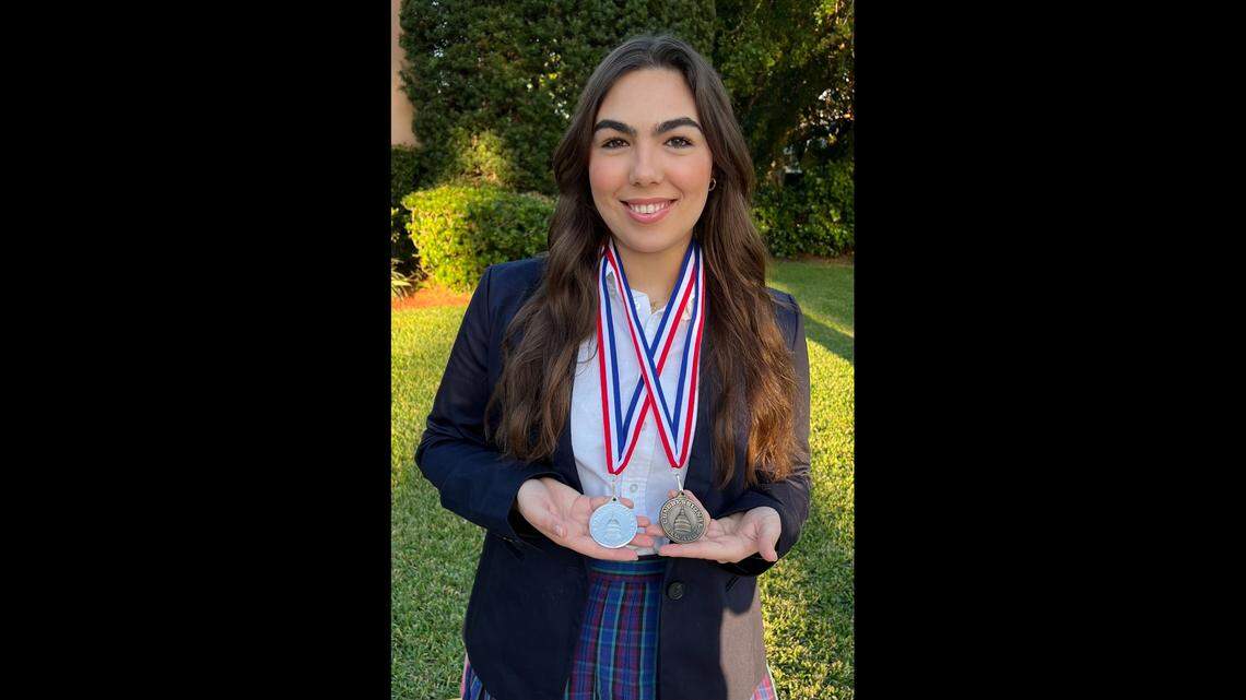 Isabella Cruz of Carrollton School of the Sacred Heart earned The Congressional Award Gold Medal, Congress’ highest honor for civilian youth, through hundreds of hours of volunteering and personal development.