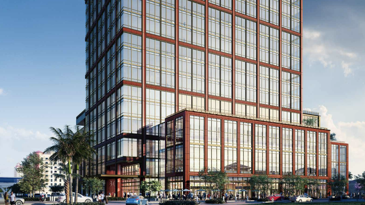 Earlier reports indicated Goldman was close to signing a lease at the 360 Rosemary office tower in downtown West Palm Beach.