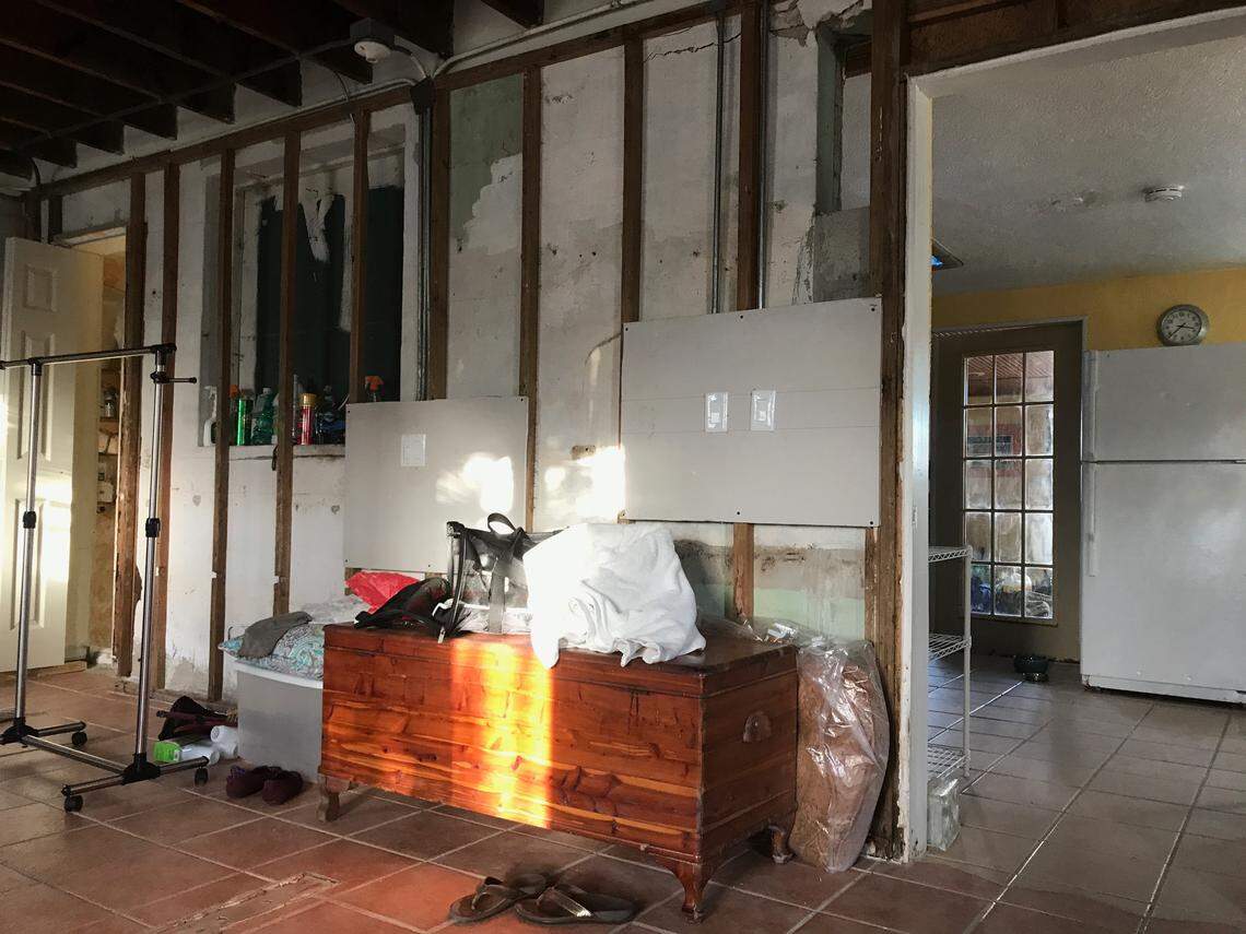Kathy Reitzel’s home on Big Pine Key remains in bad shape after Hurricane Irma swept through in 2017. She’s hoping to sell her home to Monroe County and move somewhere hurricanes can’t reach her.