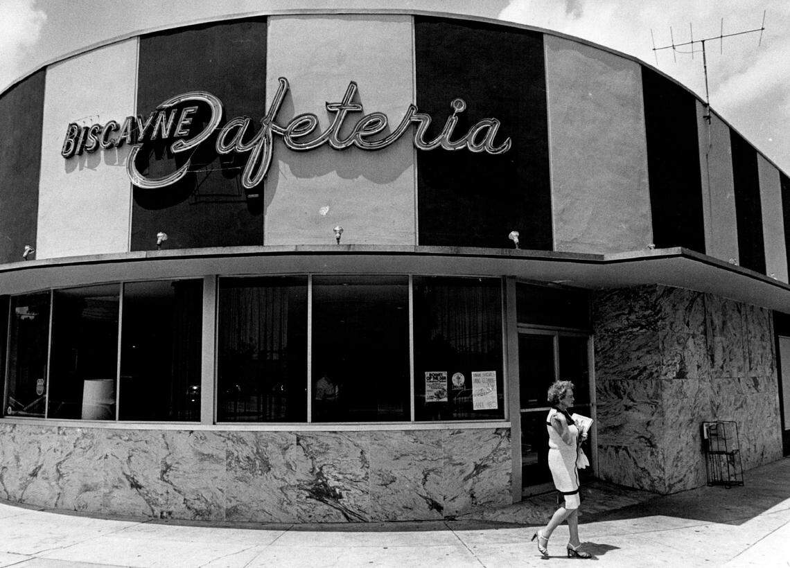In 1980, Biscayne Cafeteria, which had locations in Miami and Coral Gables.