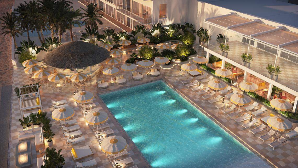 The pool deck at The Sunny will be your new favorite hang-out spot.
